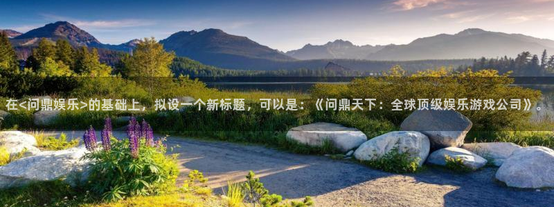 人生就是搏2登录地址：在<问鼎娱乐>的基础上，拟设一个新标题，可以是：《问鼎天下：全球顶级娱乐游戏公司》。